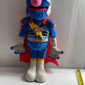 Sesame Street Super Grover flying interactive talking toy by Hasbro